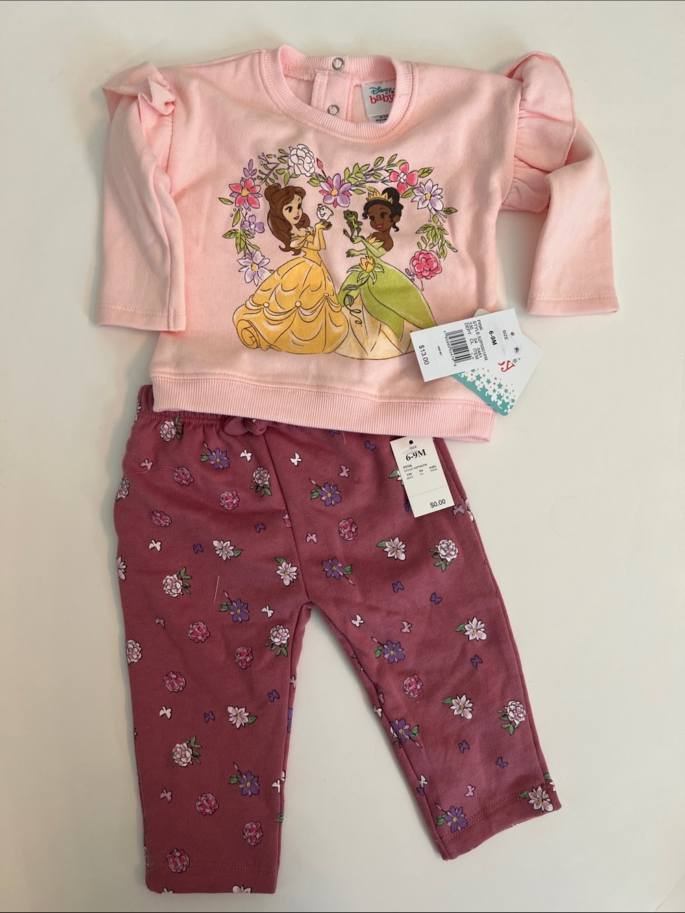 NWT! 6-9M Disney Baby Sweat Suit